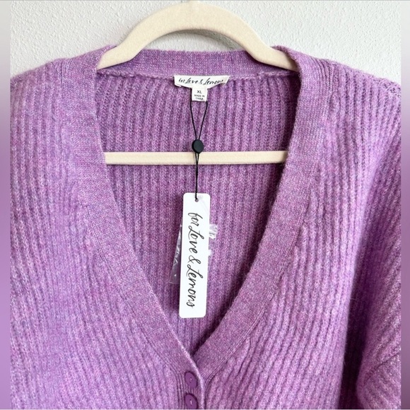 For Love and Lemons Crop Cardigan XL - Picture 7 of 10